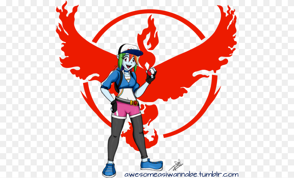 Pokemon Go Team Valor Transparent, Book, Comics, Publication, Adult Png Image