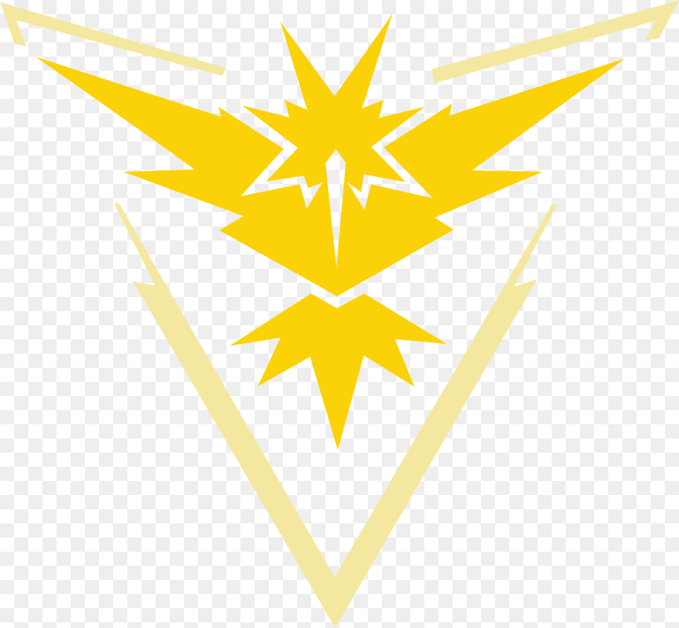 Pokemon Go Teams 2 Image Pokemon Go Team Instinct Logo, Symbol, Leaf, Plant, Star Symbol Free Transparent Png