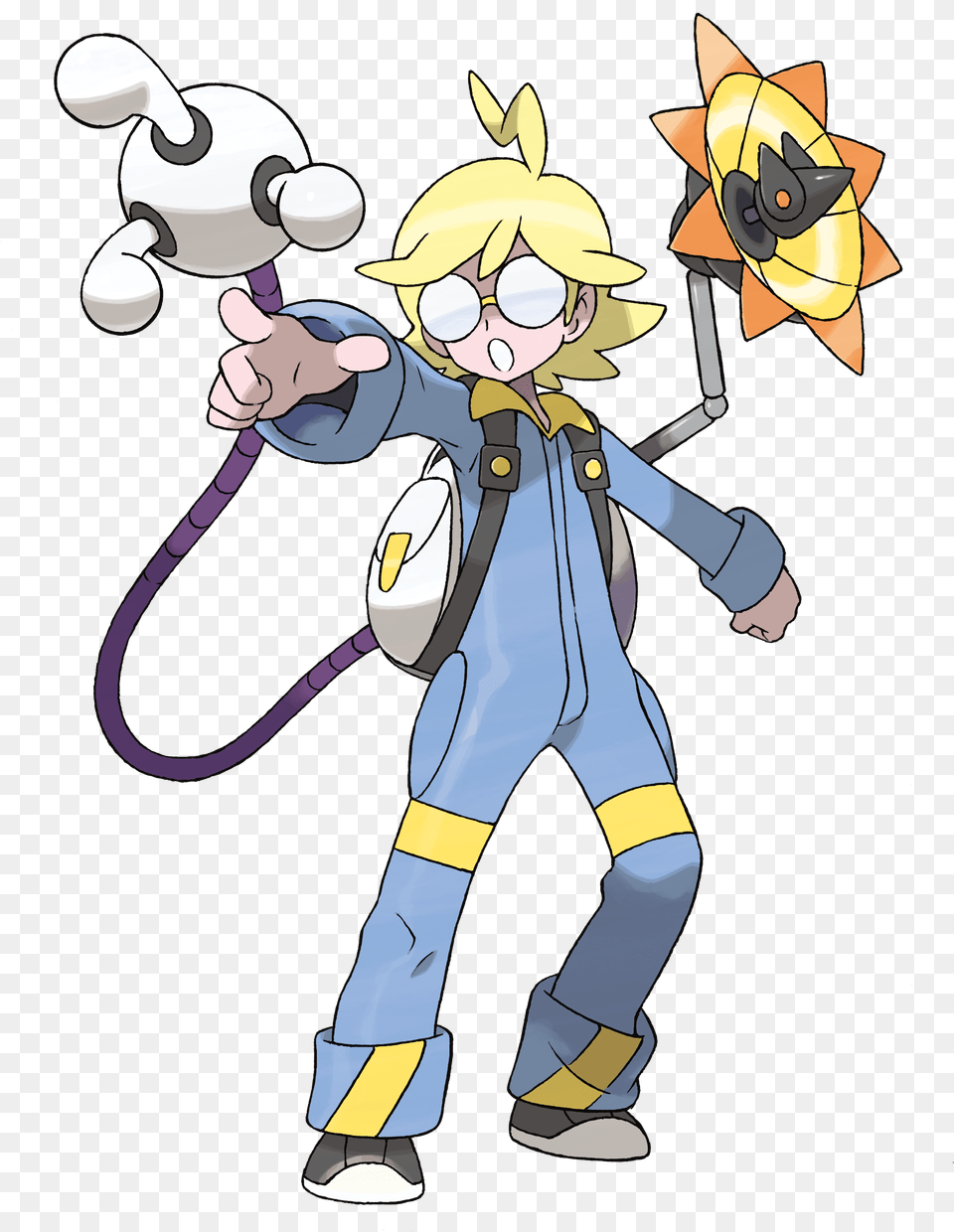 Pokemon Gym Leader Clemont, Book, Comics, Publication, Baby Free Png Download