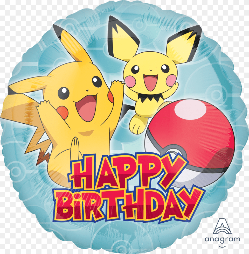 Pokemon Happy Birthday Balloon Pokemon Pikachu Happy Birthday Free Png Download