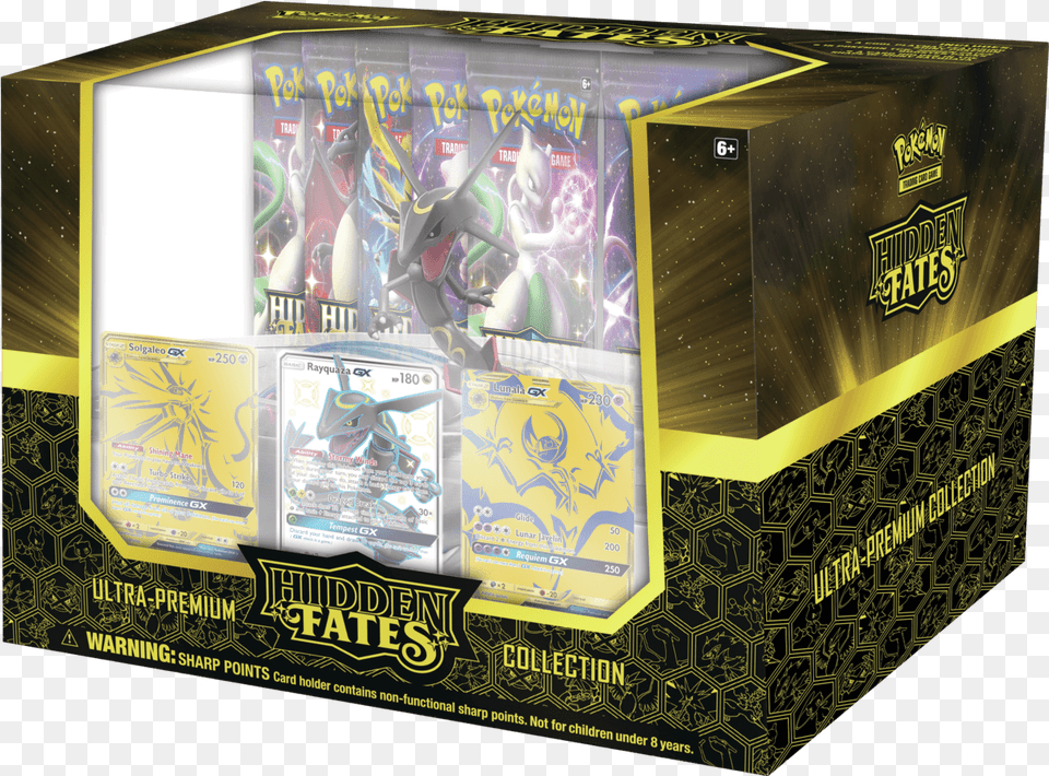 Pokemon Hidden Fates Ultra Premium Collection Pokemon Hidden Fates Ultra Premium Collection, Person, Box Png Image