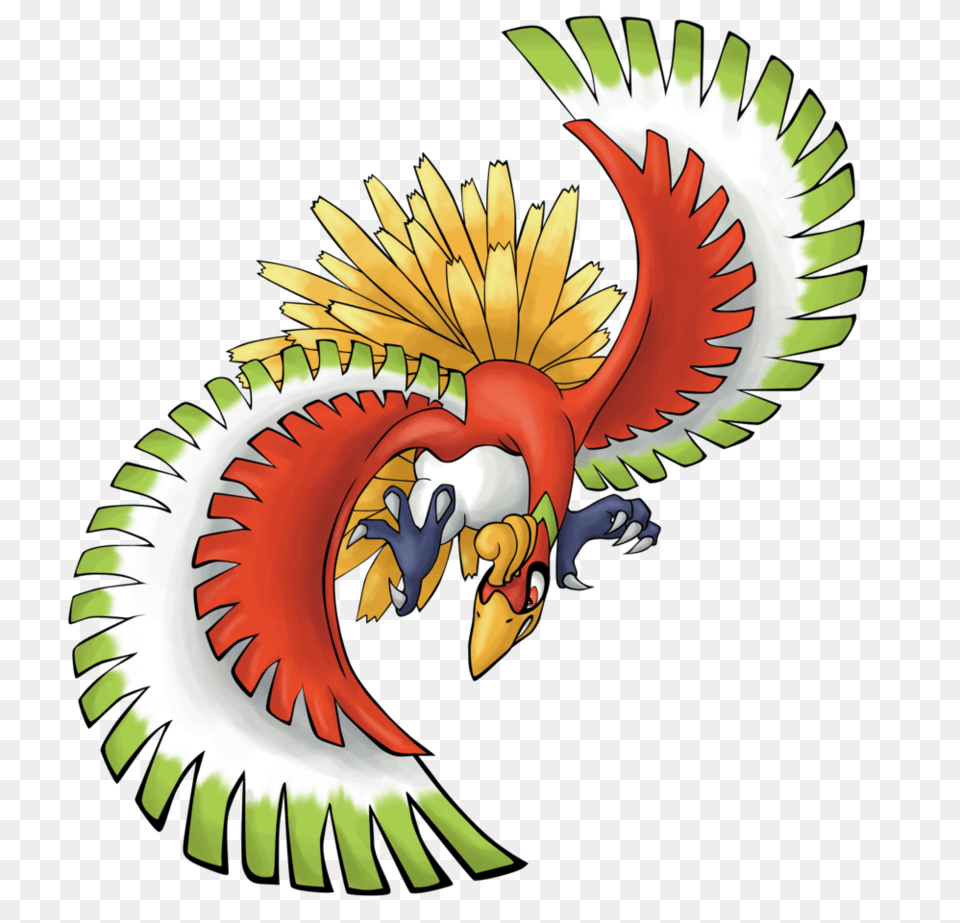 Pokemon Ho Oh Animated Clipart Clip Art Images Clipart, Animal, Dinosaur, Reptile Free Png Download