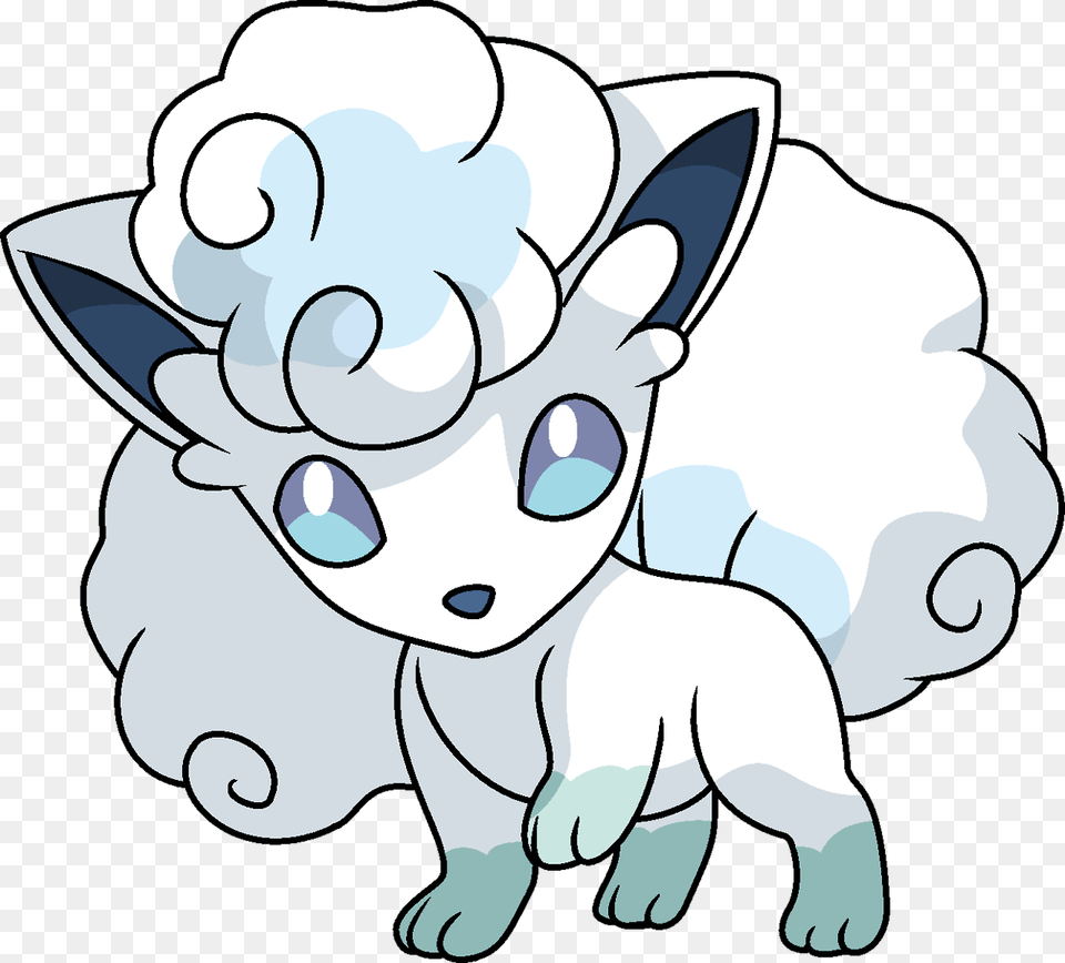 Pokemon Ice Type Vulpix Alola Vulpix Pokemon Sun Pokemon, Art, Baby, Person, Livestock Png Image