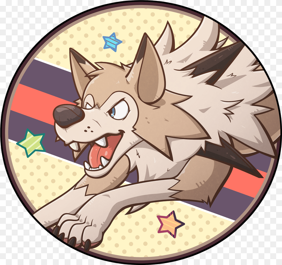 Pokemon Icon Lycanroc Pokemon Icon Full Size Lycanroc Midday Icon, Book, Comics, Publication Png Image