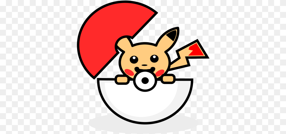 Pokemon Icon Of Colored Outline Style Available In Svg Pikachu In Pokeball, Animal, Fish, Sea Life, Shark Free Png Download