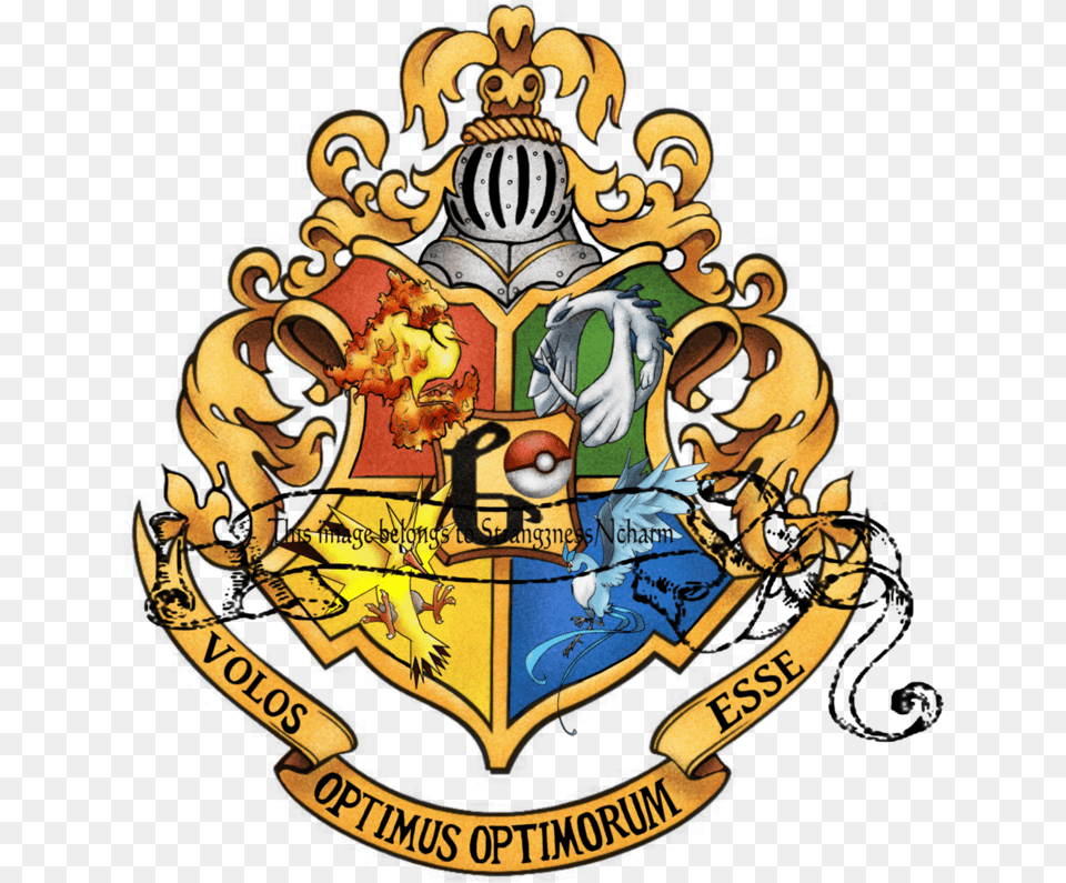 Pokemon In Hogwarts Crest By Strang3nessncharm Hogwarts School Of Witchcraft And Wizardry, Emblem, Symbol, Logo, Badge Free Png