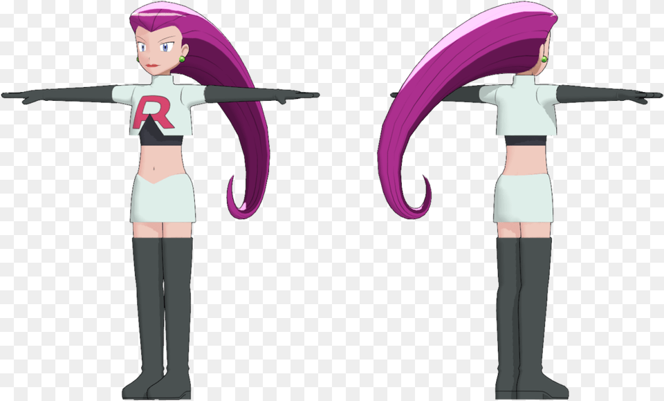 Pokemon Jessie 3d Model, Book, Publication, Comics, Person Png