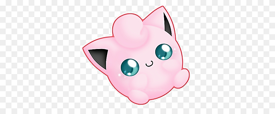 Pokemon Jigglypuff Pink Kawaii Rosa, Piggy Bank Free Png Download