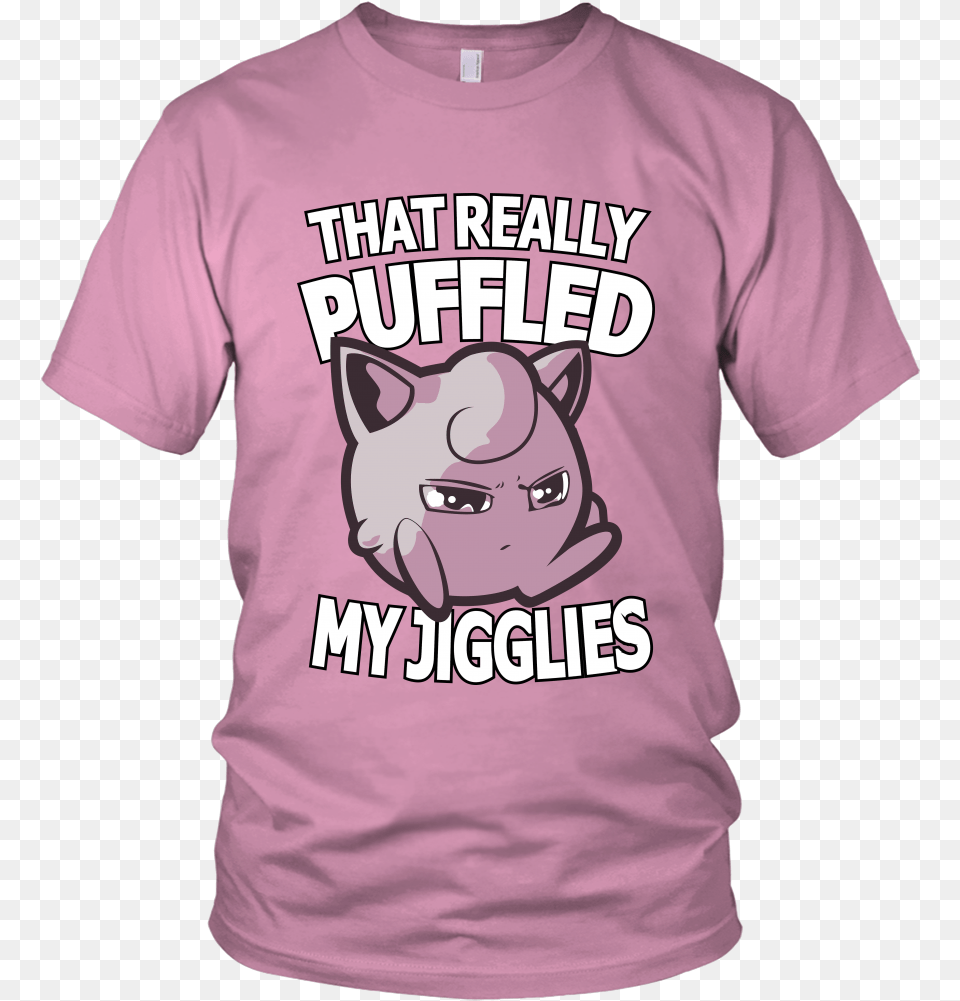 Pokemon Jigglypuff That Really Puffled My Jigglies Shirt Adrian Adonis Shirt, Clothing, T-shirt, Animal, Mammal Png Image