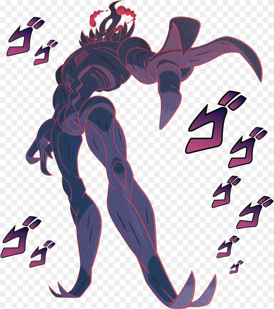 Pokemon Jojo Menacing Gaming Sticker Menacing Pokemon, Art, Purple, Electronics, Hardware Png