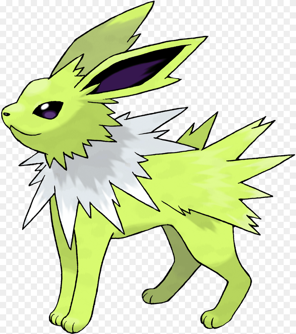 Pokemon Jolteon, Animal, Dinosaur, Reptile, Art Free Png Download