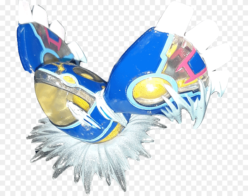 Pokemon Kyogre Figure Promotions Sketch, Clothing, Glove, Helmet Png Image