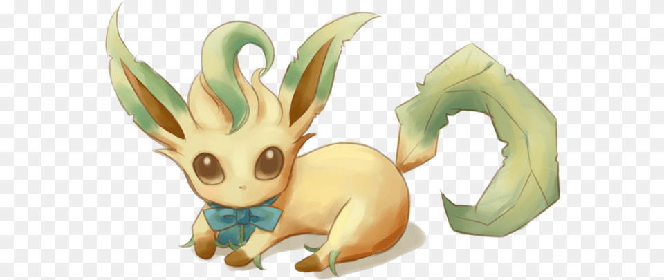 Pokemon Leafeon Free Icons And Backgrounds Cute Leafeon, Animal, Mammal, Rabbit Png