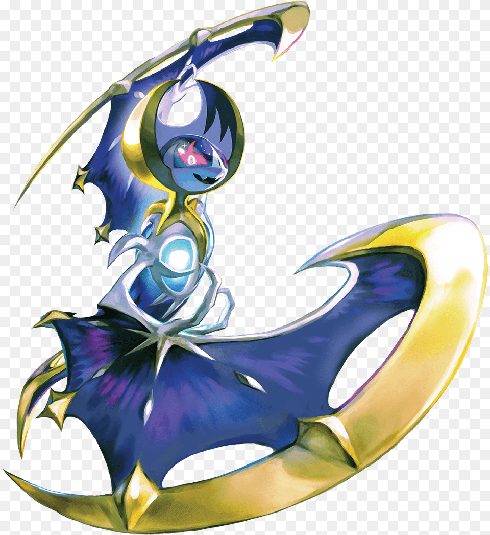 Pokemon Legendary Pokemon Lunala, Electronics, Hardware Free Png