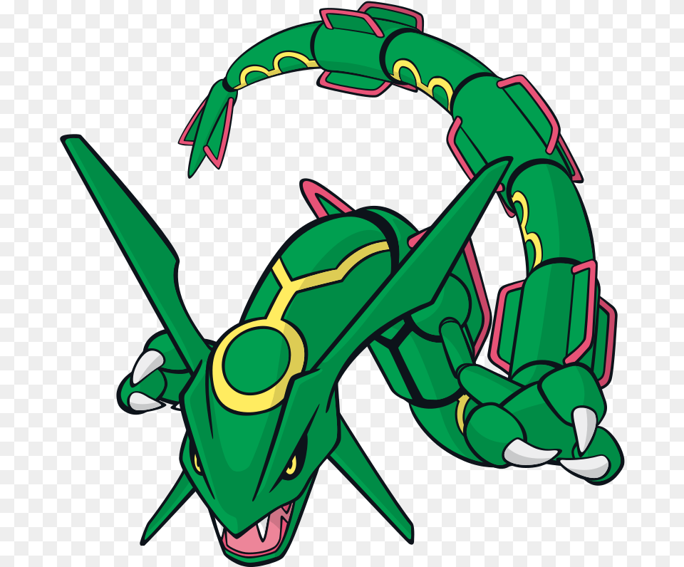 Pokemon Legendary Rayquaza Shiny, Green, Dynamite, Weapon Free Transparent Png