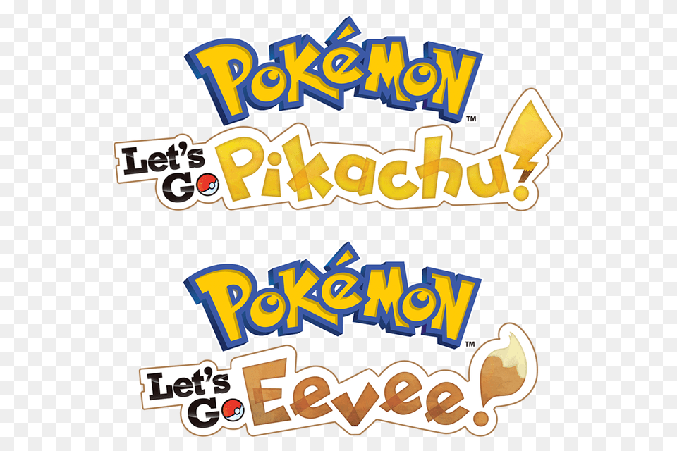 Pokemon Let Pokemon Lets Go Eevee Logo, Sticker, Advertisement, Poster, Dynamite Free Png