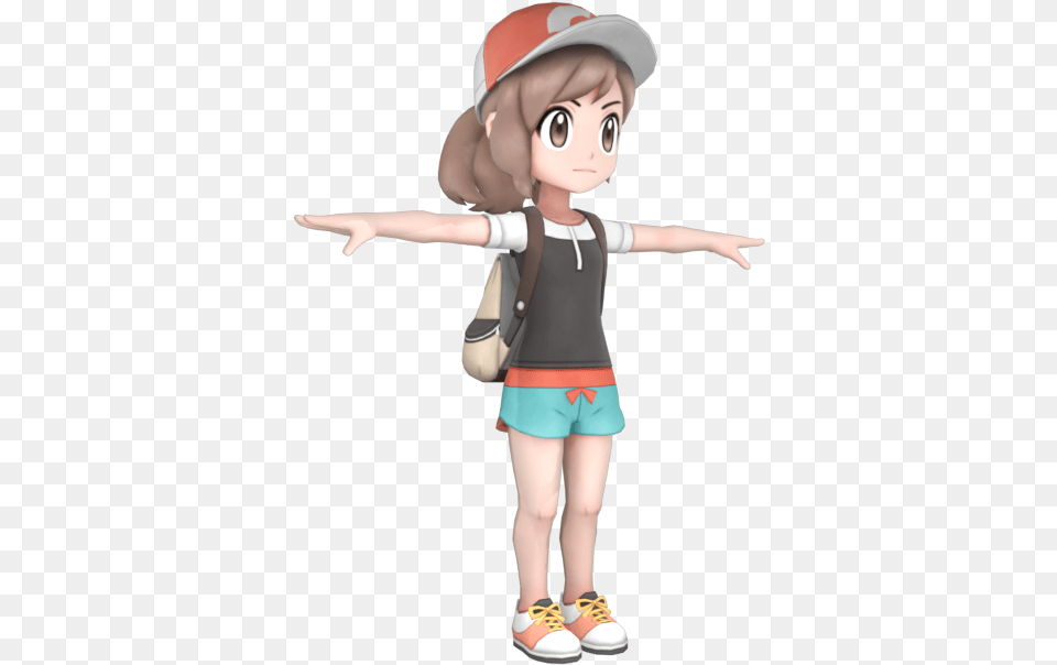 Pokemon Let39s Go Elaine, Baby, Clothing, Person, Shorts Free Png