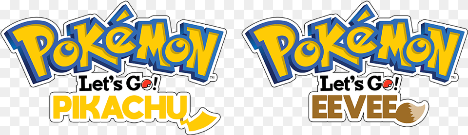Pokemon Lets Go Eevee Logo, Sticker, Art, Text Png