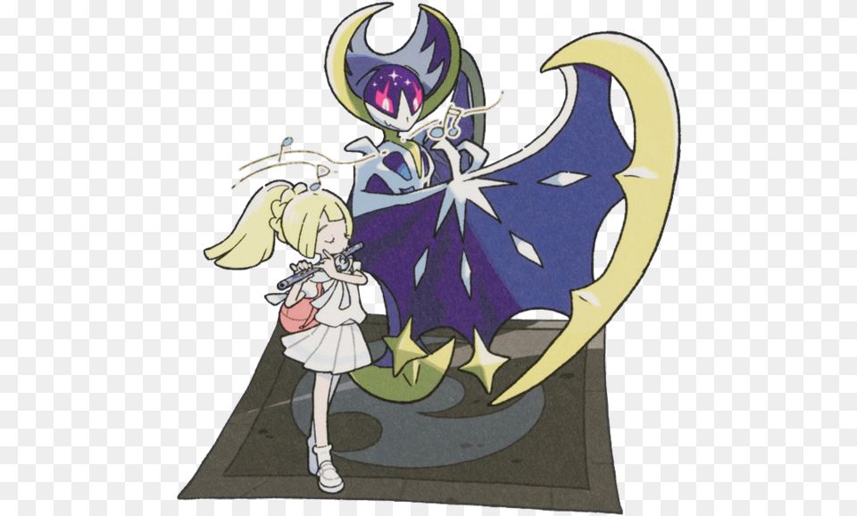 Pokemon Lillie And Lunala Gladion Icon, Book, Comics, Publication, Person Png