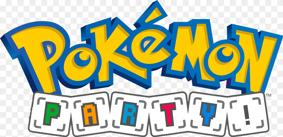 Pokemon Logo Background Pokemon Party, Text, Art Png