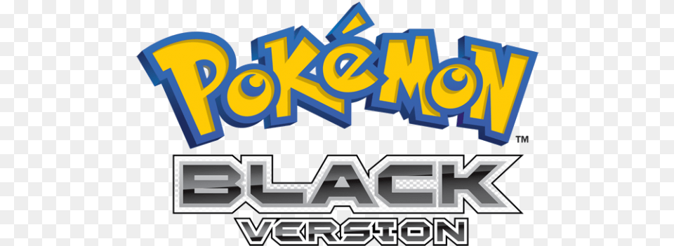 Pokemon Logo Image For Download Pokemon Black And White Title, Bulldozer, Machine Free Transparent Png