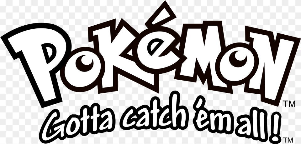 Pokemon Logo To Color, Text Png Image