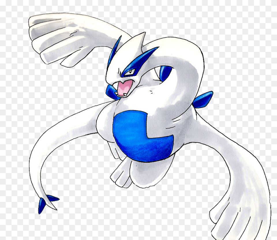 Pokemon Lugia, Animal, Bird, Jay, Adult Free Png Download