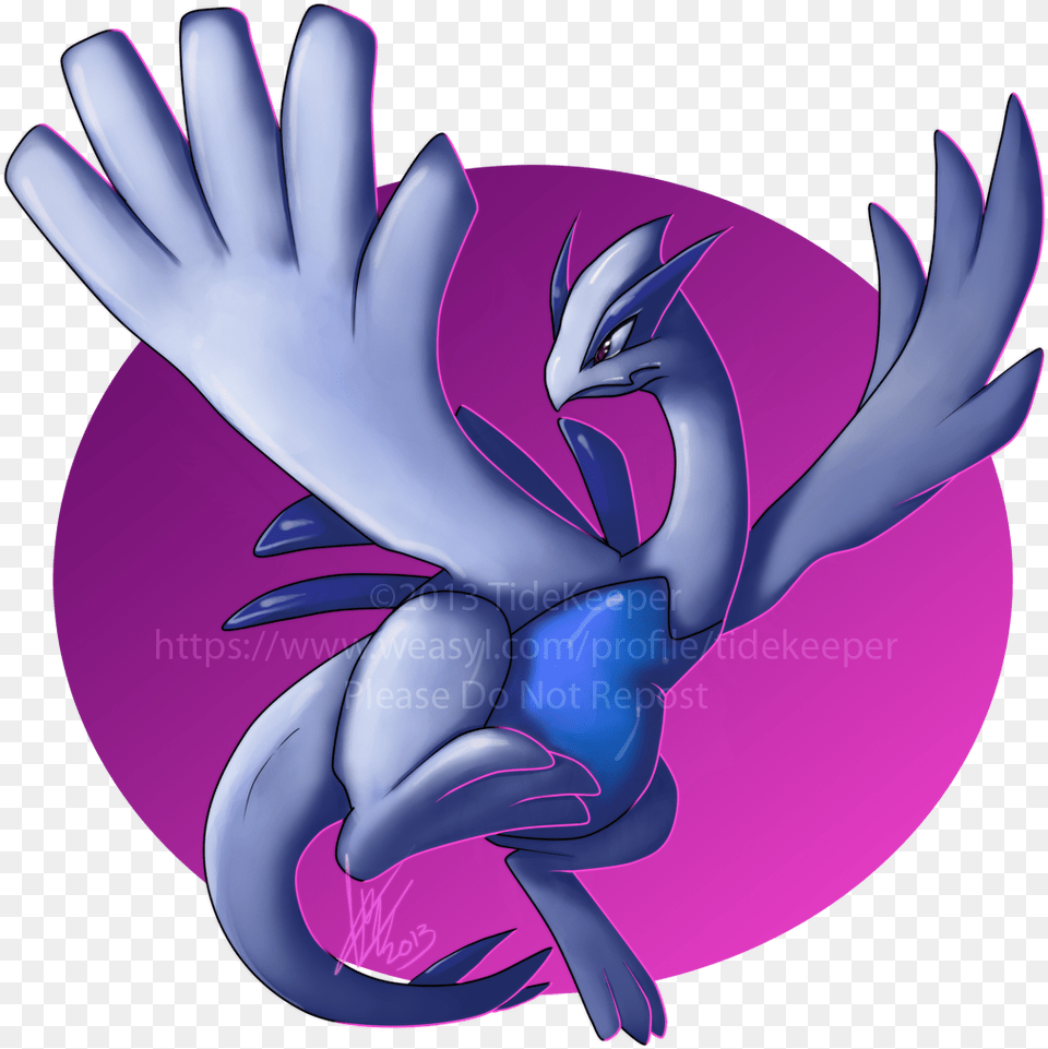 Pokemon Lugia U2014 Weasyl Illustration, Dragon, Purple Free Transparent Png