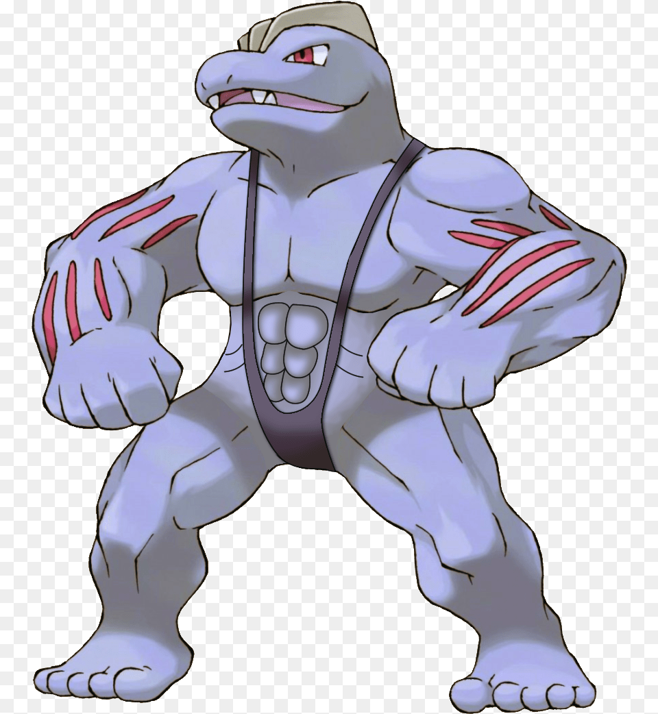 Pokemon Machoke Shiny, Baby, Person, Cartoon Png Image