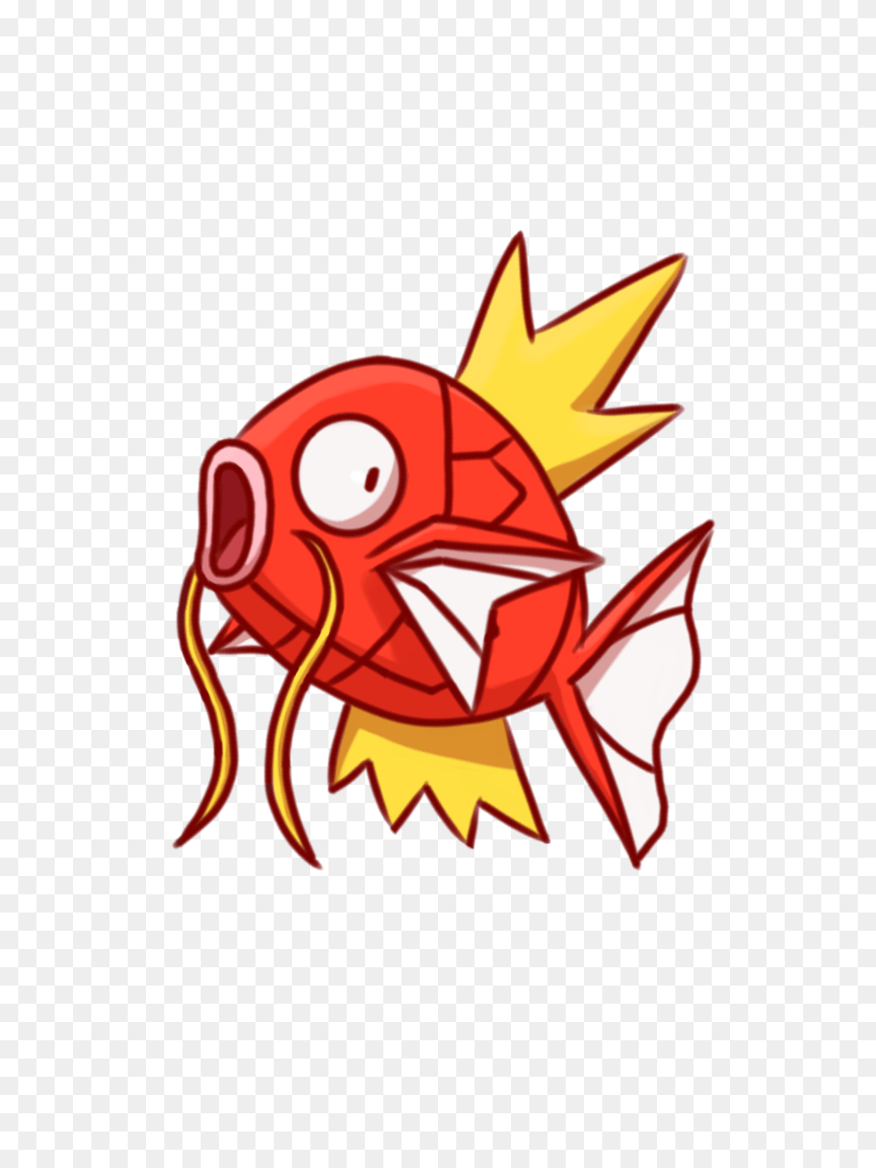 Pokemon Magikarp Simple Sticker Myart Splash Dumb Fish, Animal, Bird Free Png Download