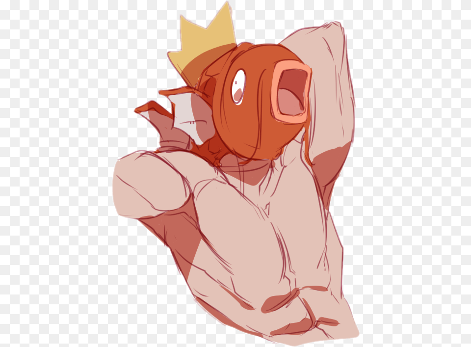 Pokemon Magikarp Yaoi Hot Male Anime Sticker By Kona Fictional Character, Baby, Food, Meat, Person Png