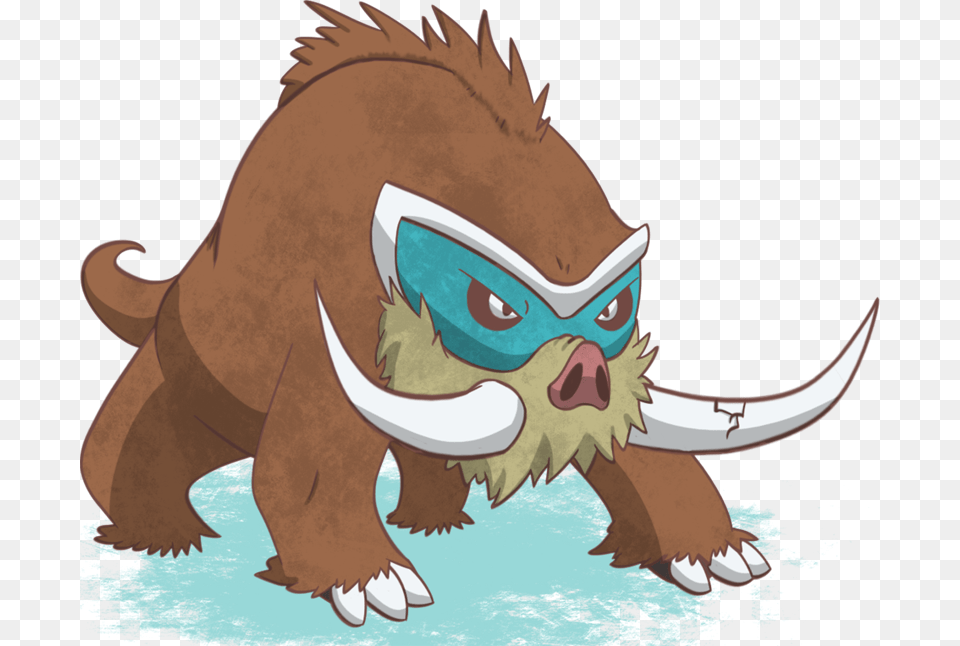 Pokemon Mamoswine Mega Evolution, Animal, Mammal, Baby, Person Free Transparent Png