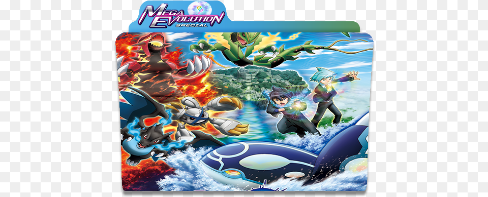 Pokemon Mega Evolution Special Pokemon Xy Mega Evolution 3, Book, Comics, Publication, Baby Free Png Download