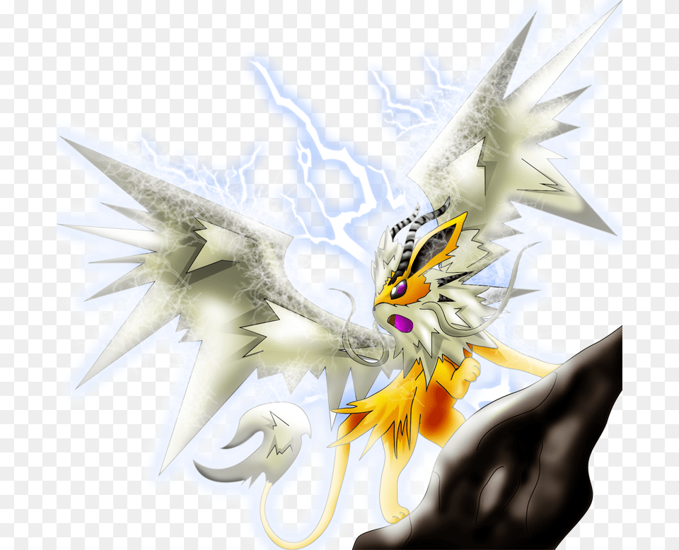 Pokemon Mega Jolteon Dragon Is A Fictional Character Mega Jolteon, Adult, Bride, Female, Person Png Image