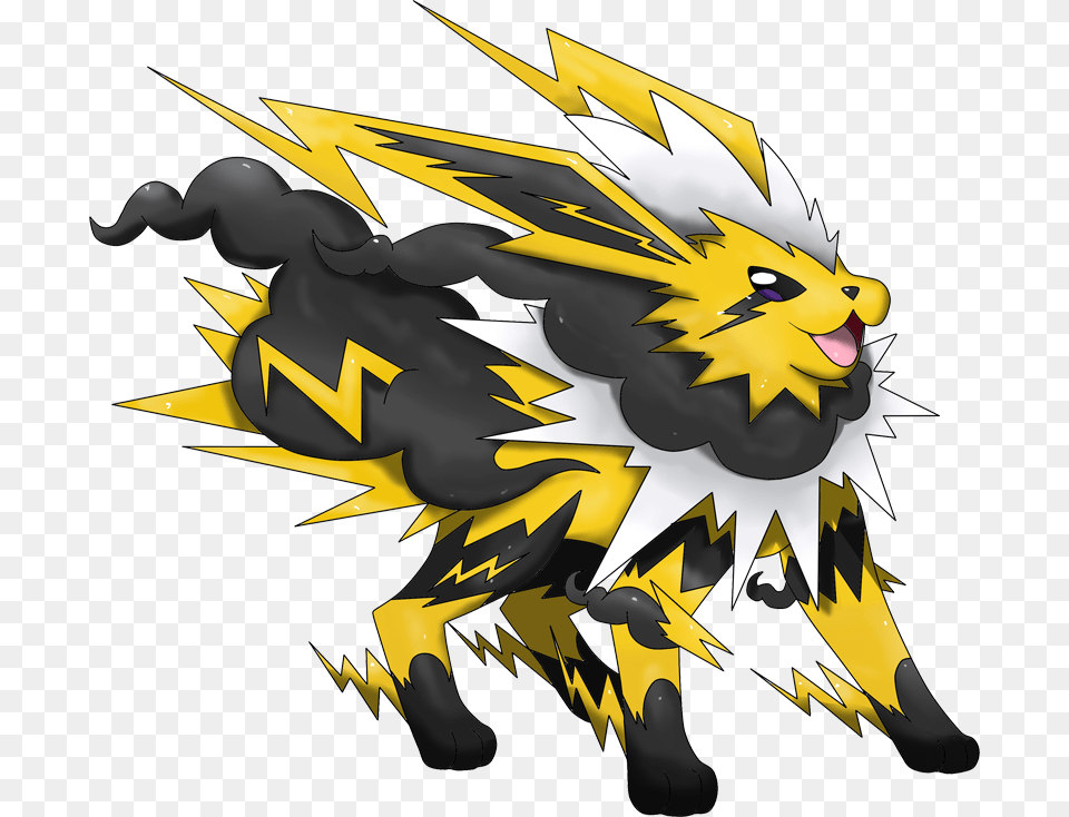 Pokemon Mega Jolteon Is A Fictional Character Of Humans Imagenes De Pokemon Mega Jolteon, Animal, Apidae, Bee, Insect Free Png Download