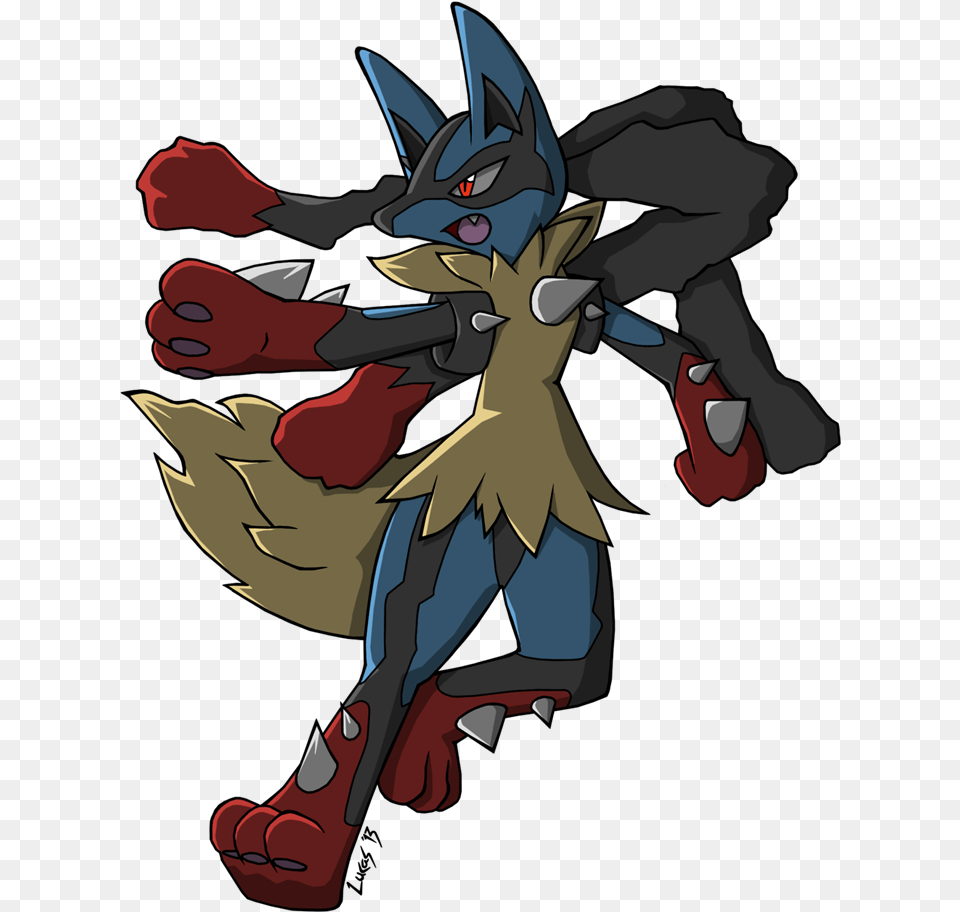 Pokemon Mega Lucario, Baby, Person, Book, Comics Png