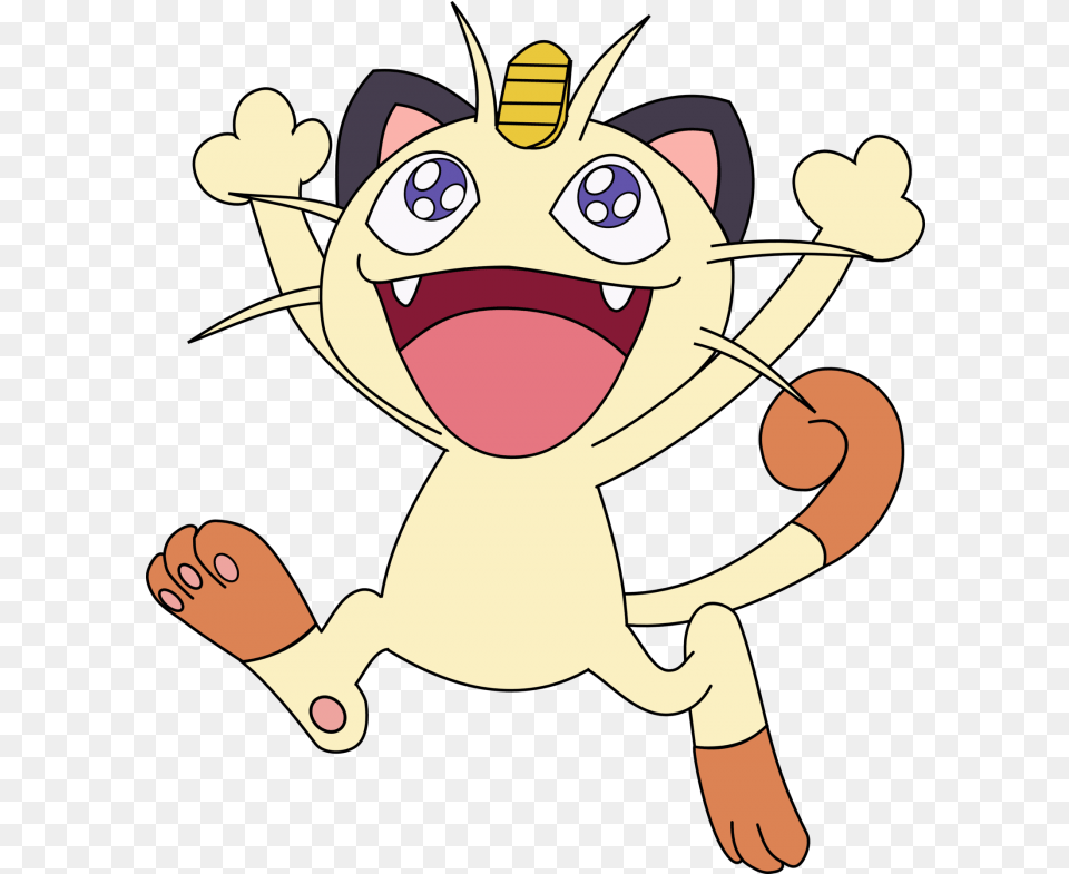 Pokemon Meowth Vector Clipart, Animal, Bear, Mammal, Wildlife Free Transparent Png