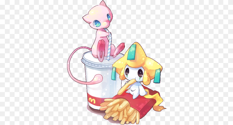 Pokemon Mew And Jirachi, Cleaning, Person Png Image
