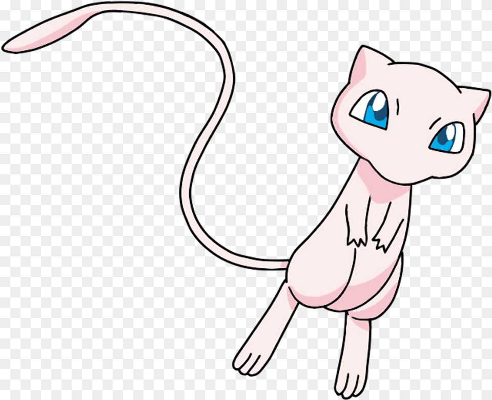 Pokemon Mew Legendary Legendarypokemon Mythical Domestic Short Haired Cat, Animal, Mammal, Pet Png Image