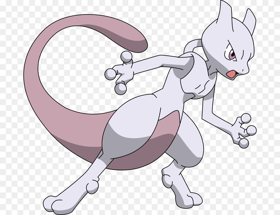 Pokemon Mewtwo Is A Fictional Character Of Humans Mewtwo Pokemon, Book, Comics, Publication, Cartoon Free Png Download