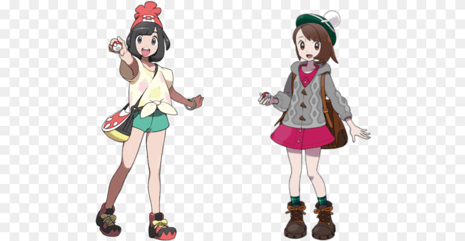 Pokemon Moon Female Trainer, Book, Comics, Publication, Child Free Transparent Png