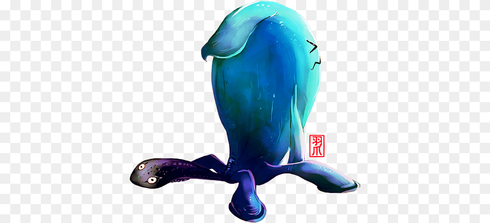 Pokemon My Drawings Artists On Tumblr Wobbuffet Day Wobbuffet, Animal, Mammal, Sea Life, Whale Free Png