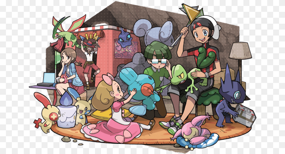 Pokemon Omega Ruby And Alpha Sapphire Artwork, Publication, Book, Comics, Person Free Transparent Png