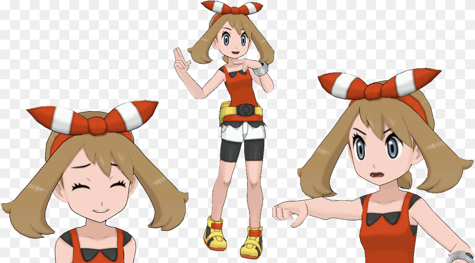 Pokemon Oras Expressions May Pokemon 3d Model, Baby, Book, Publication, Comics Free Transparent Png