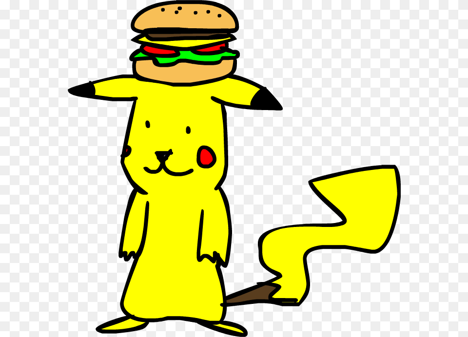Pokemon Pikachu, Baby, Person, Cartoon, Burger Png