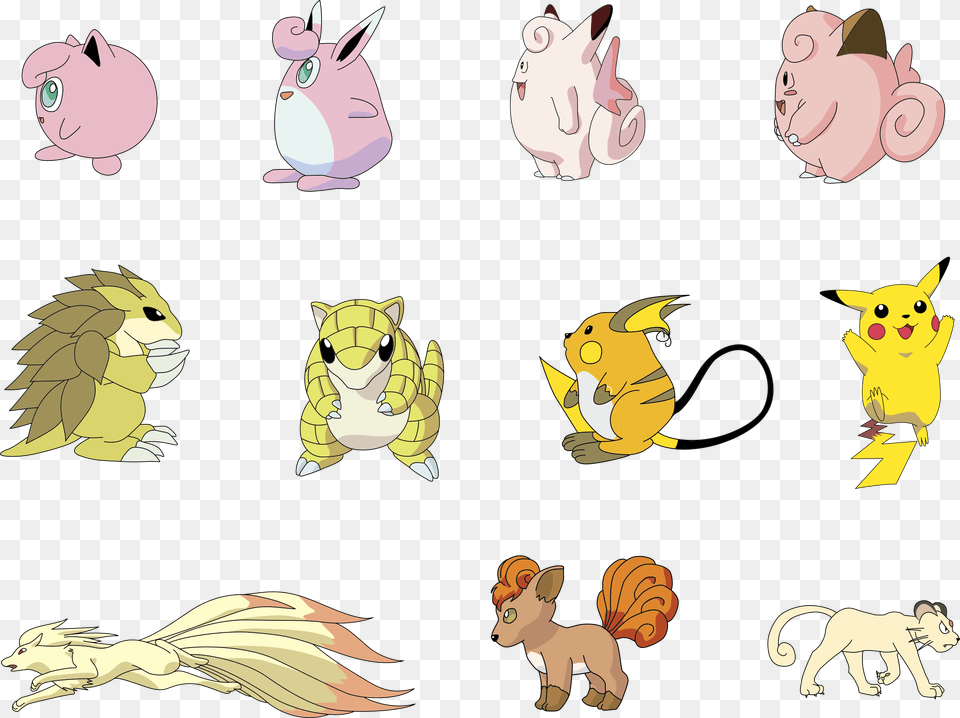 Pokemon Pikachu, Cartoon, Animal, Elephant, Mammal Free Png