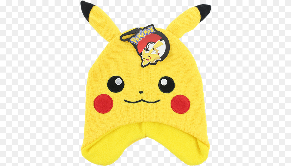 Pokemon Pikachu Beanie Toque, Cap, Clothing, Hat, Plush Free Transparent Png