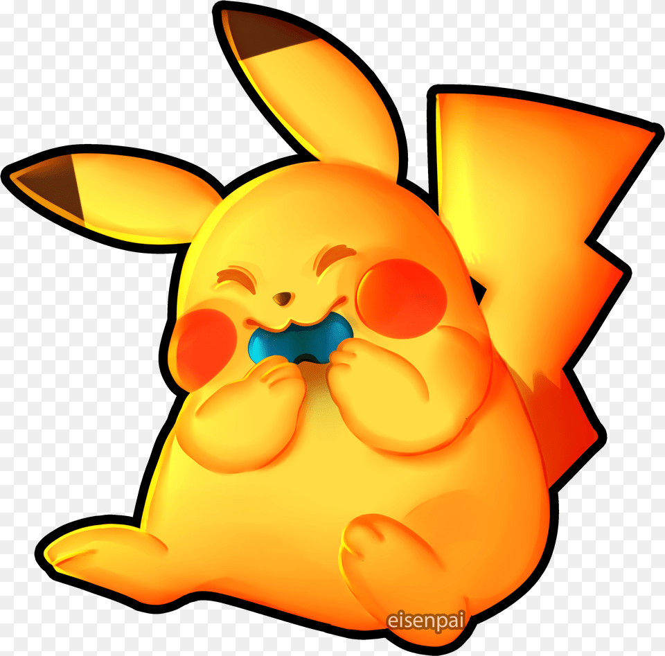 Pokemon Pikachu By Eisenpai Cartoon, Animal, Sea Life, Mammal, Rabbit Free Png Download