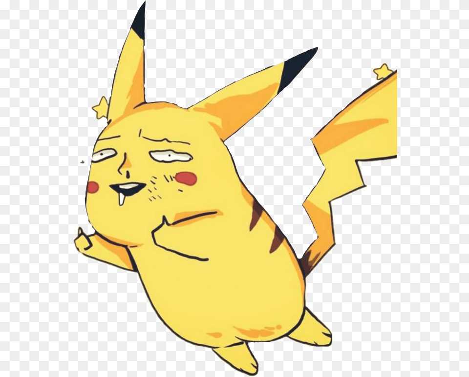 Pokemon Pikachu Meme Pokemongo Derp Thumbsup Kaminari Pikachu Face, Baby, Person, Animal, Fish Png Image