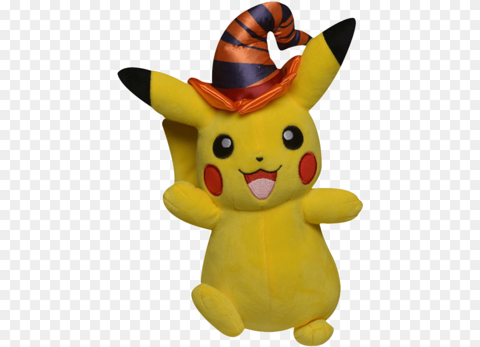 Pokemon Pikachu With Witchu2019s Hat 8u201d Plush Stuffed Toy Free Png